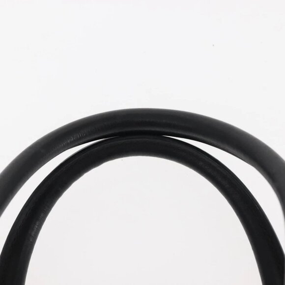 GUCCI Hand Bag Canvas Black Gold Auth - Picture 10 of 15